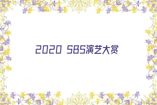 2020 SBS演艺大赏剧照
